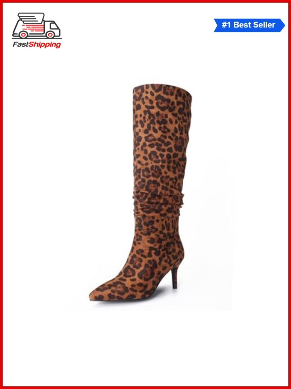 Pointed Toe Stiletto Heel Over the Knee Boots Faux Leather